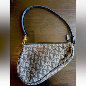 Vintage Dior Saddle Diorissimo Navy/Denim 2001 Vintage